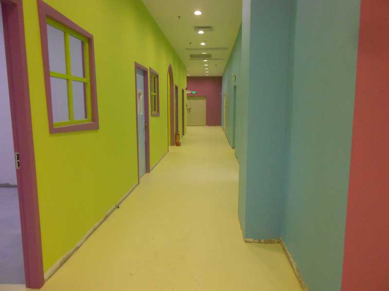 广东省广州美国悦宝早教中心幼儿园地板