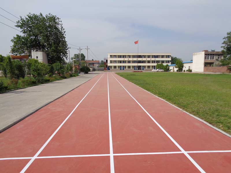 河南新乡牧野区室外塑胶跑道地板