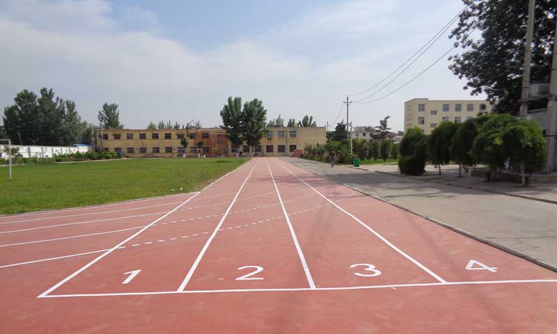 河南新乡牧野区室外塑胶跑道地板