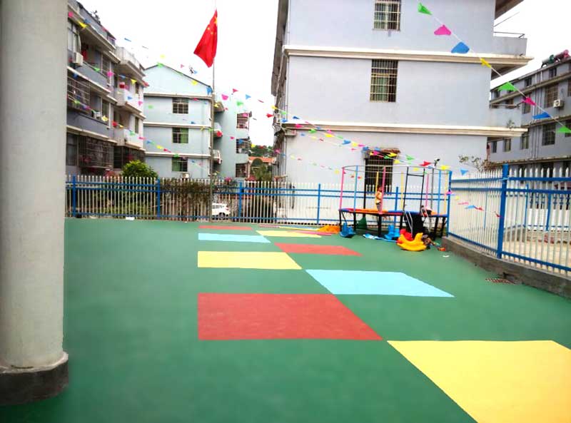 江西省吉安市幼儿园室外地板