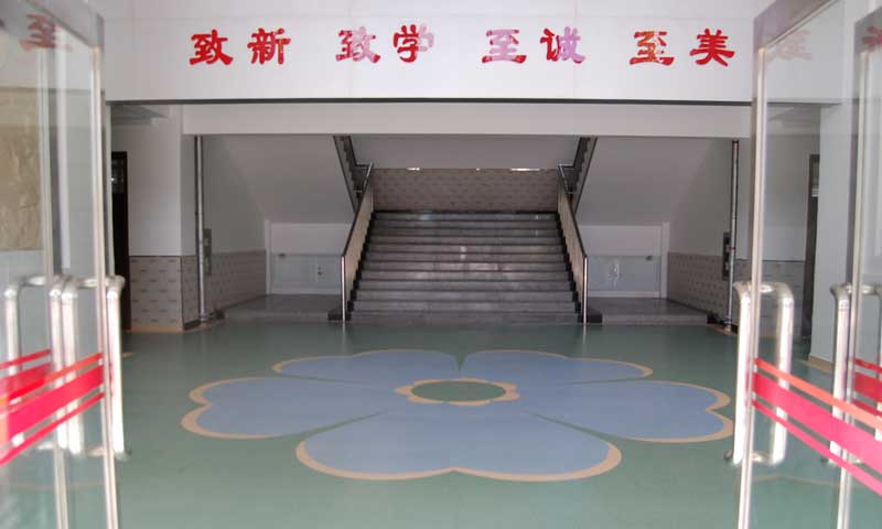 北京良乡二中学校塑胶地板 北京良乡二中学校塑胶地板