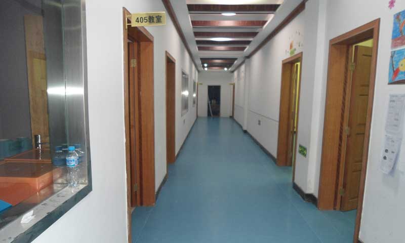 北京培正教育中心商用塑胶地板 北京培正教育中心学校pvc地板