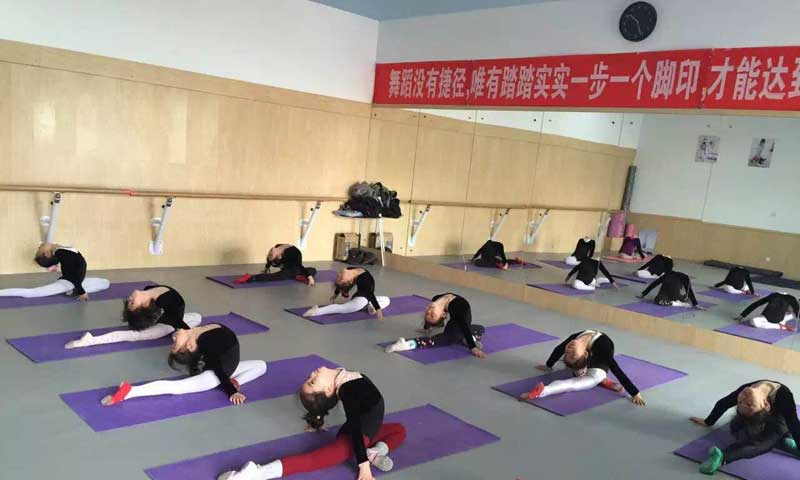 天津舞光十色艺培中心舞蹈室地板