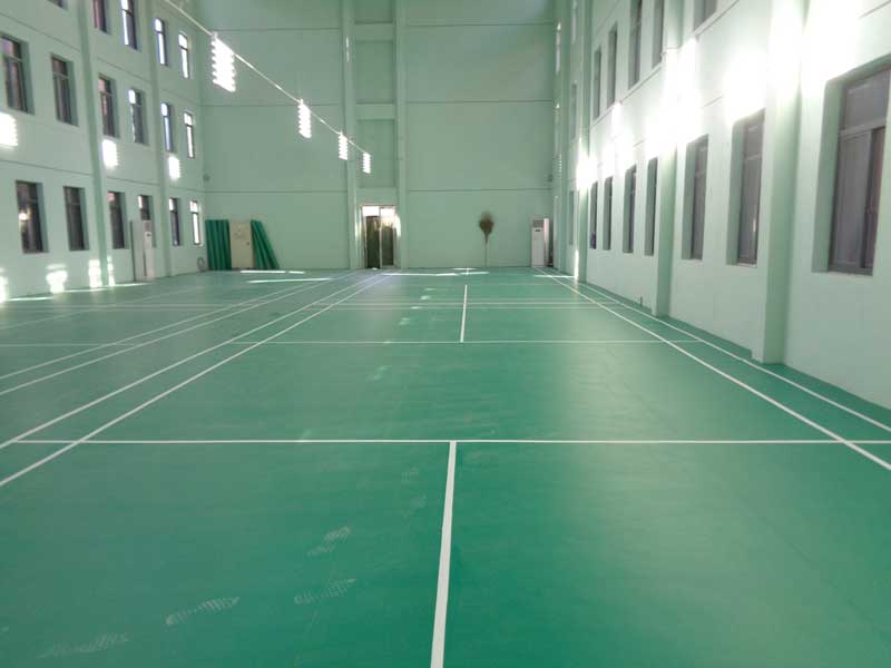 羽毛球塑胶地板厂家 羽毛球场馆选择塑胶地板